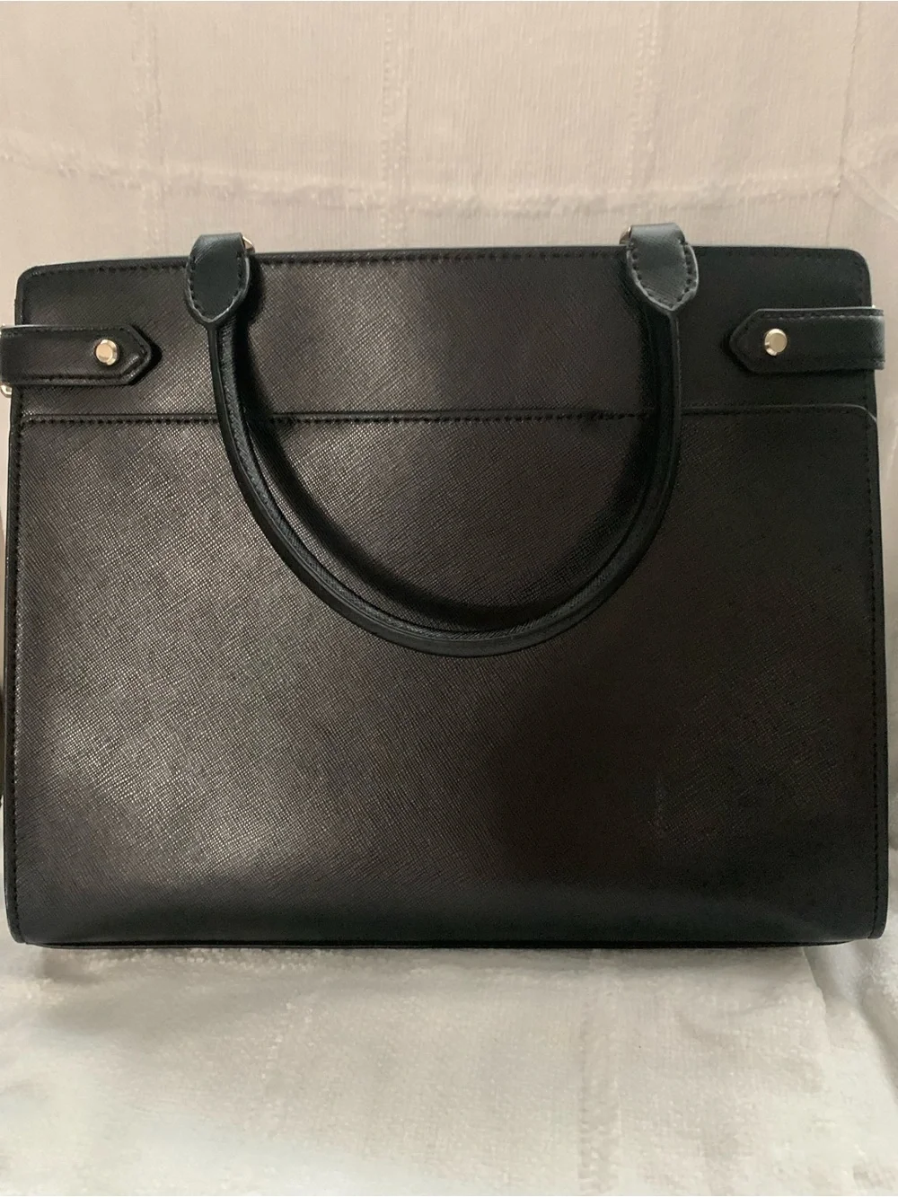 kate spade Black Saffiano Leather Top-Handle Satchel